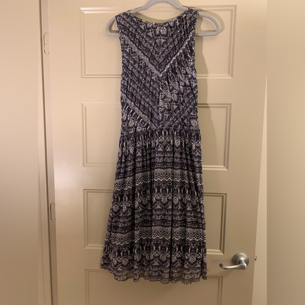 Black Patterned Vera Dress by Weston Wear for Anthropologie size XL - Picture 3 of 5